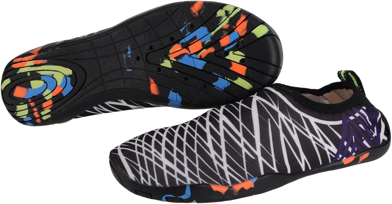 1Pair Water Shoes, Quick Drying Water Shoes, Breathable Barefoot Water Shoes, Water Sports Shoes for Beach Party, Stream Tracing, Fishing, Elastic Comfortable