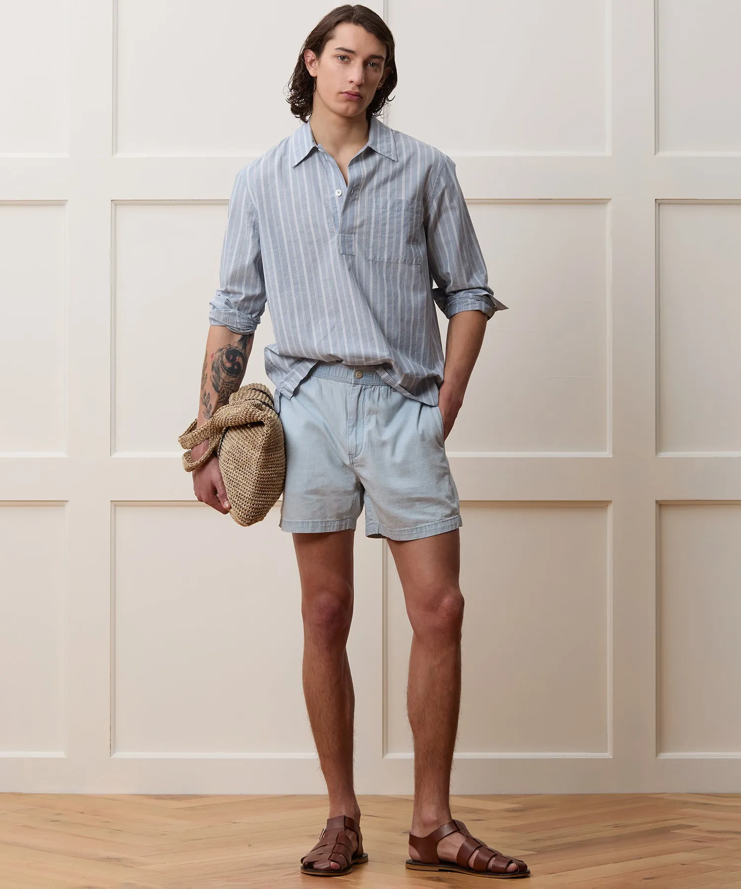 5" Chambray Beachcomber Short