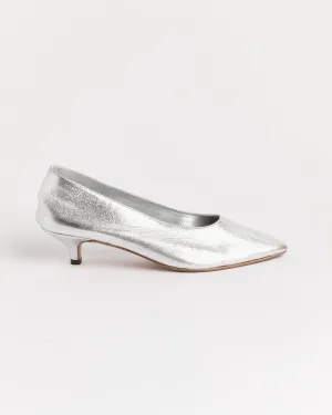 After Party Heel in Silver