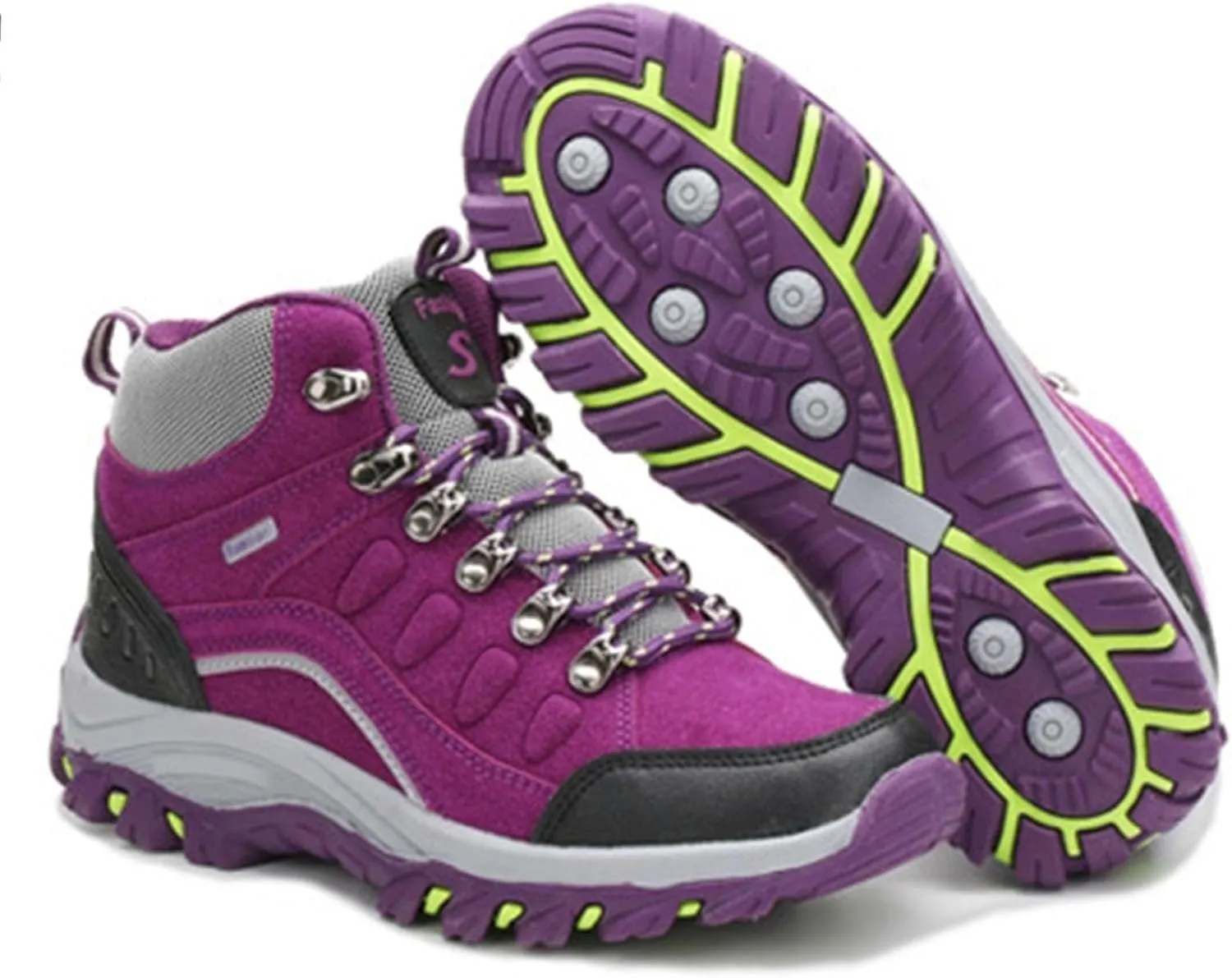 Ankle Boots for Women Comfy Fashion Hundred Women's Warm Padded Cold Outdoor Mountaineering Hiking Snow Boots
