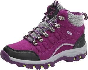 Ankle Boots for Women Comfy Fashion Hundred Women's Warm Padded Cold Outdoor Mountaineering Hiking Snow Boots