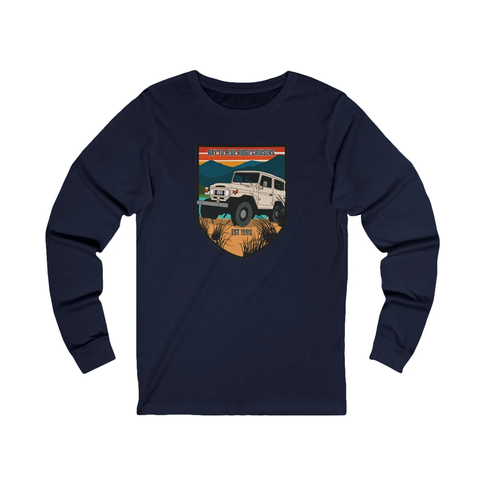 Bay to Blue Ridge Cruisers Club Unisex Long Sleeve Tee