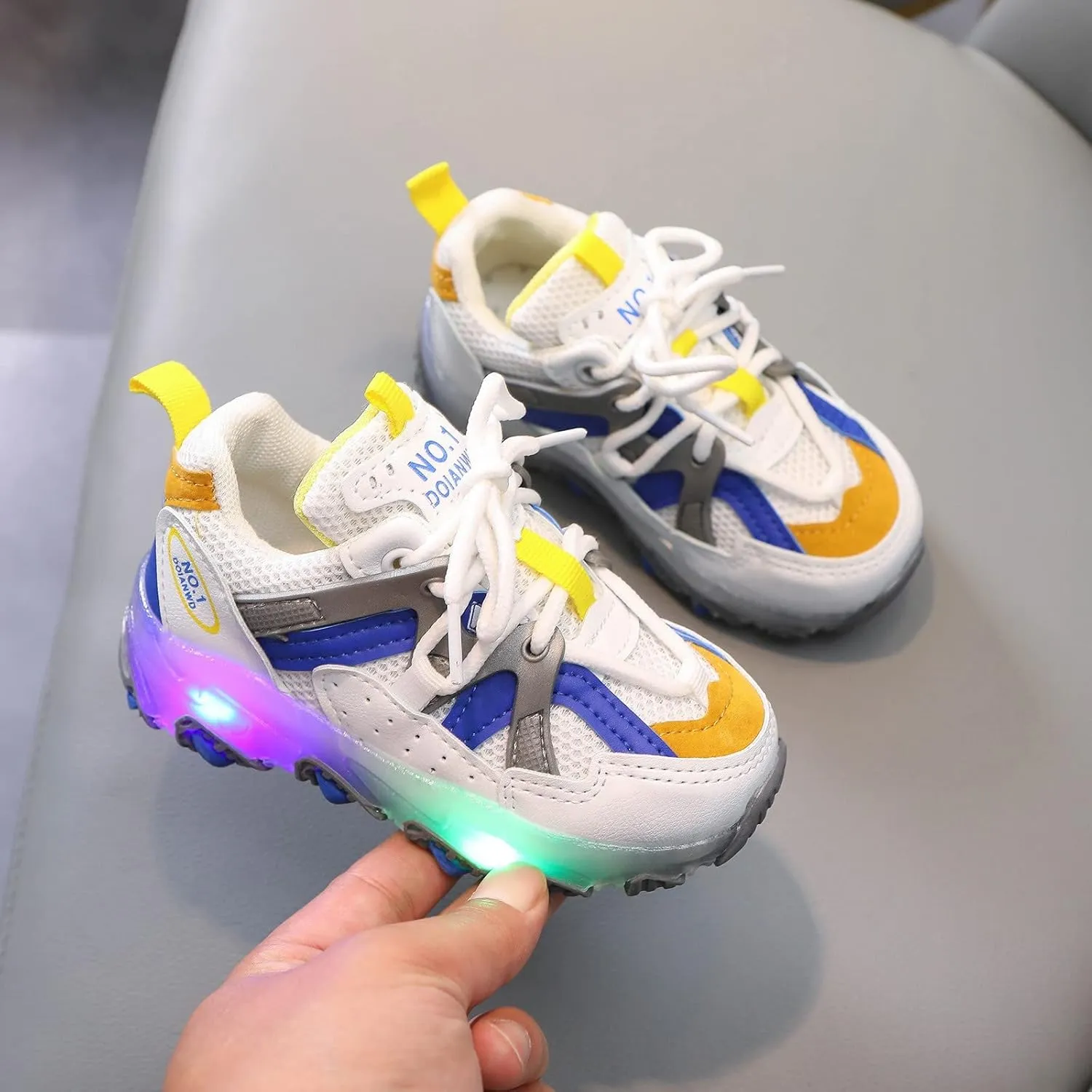 Boys Baby Luminous Children Sport Light Led Shoes Kids Girls Baby Shoes Kid Size 9