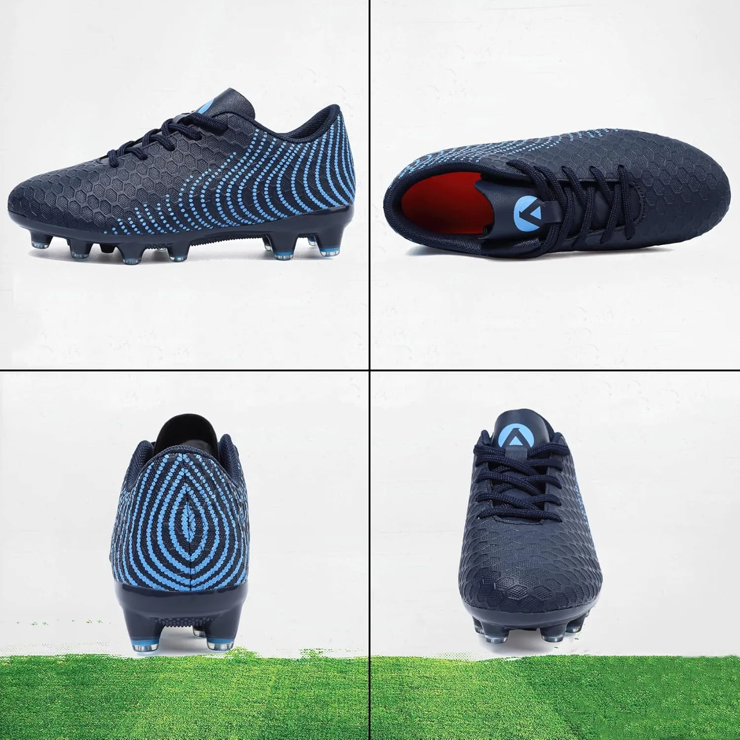 Boys Girls Soccer Cleats Kids Youth Firm Groud Soccer Shoes Athletic Outdoor Trainning Football Shoes Cleats