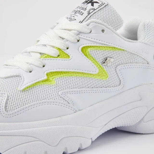 British Knight Galaxy Low-Top  Women Lifestyle Shoes White And Yellow B45-3618-07