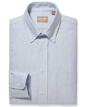 Button Down Oxford Blue Stripe