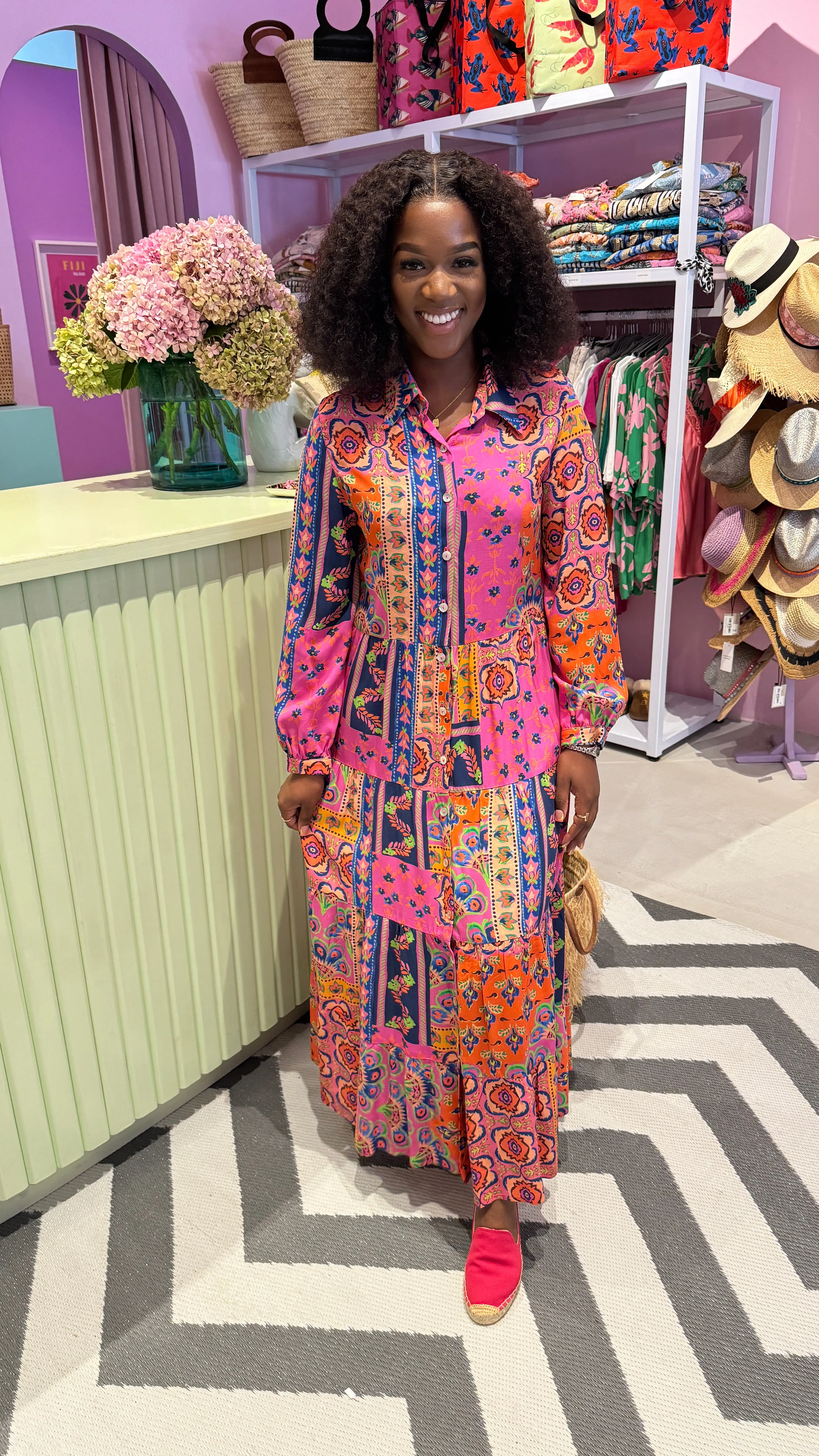 Candy Dress - Pink Paisley