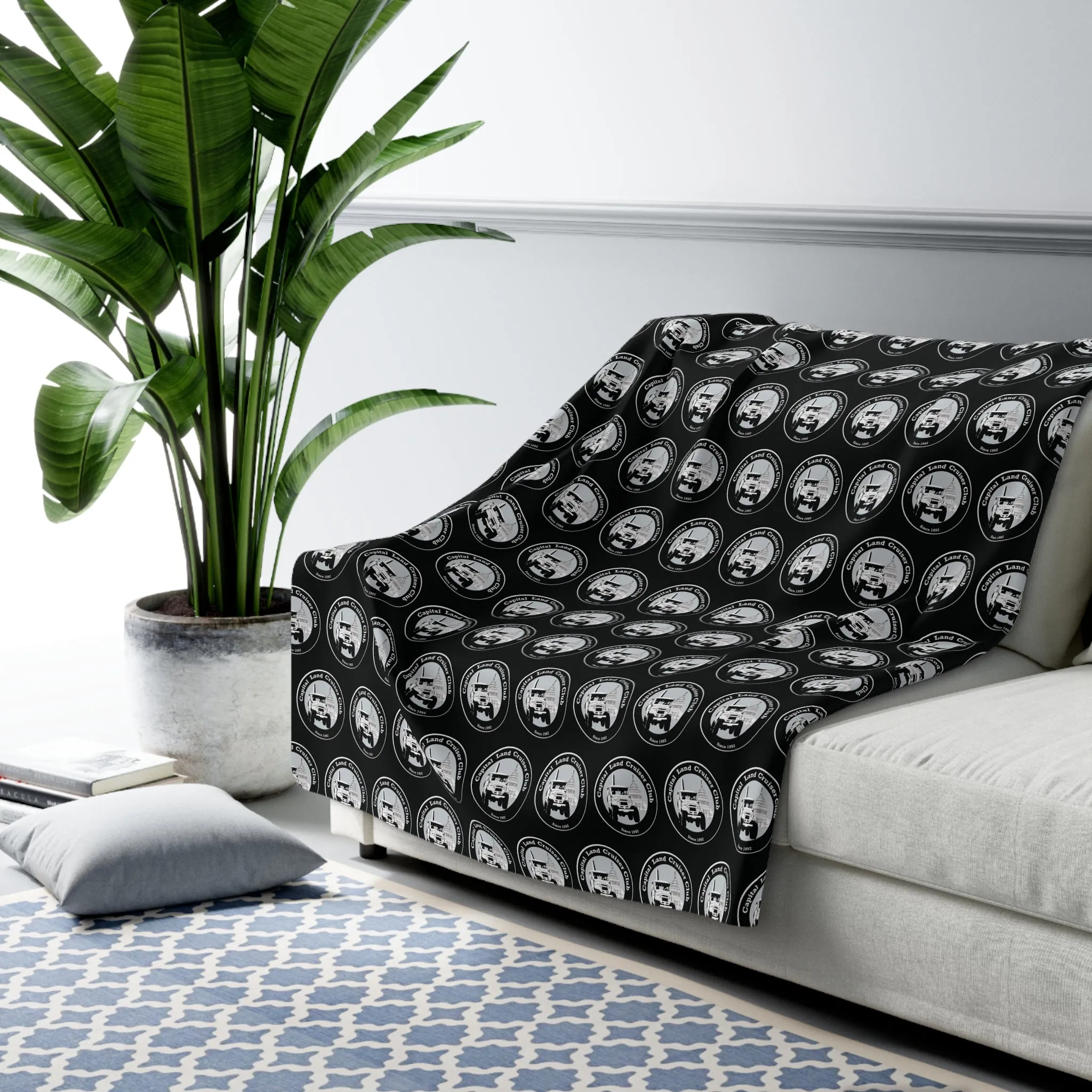 Capital Land Cruiser Camping Sofa Sherpa Fleece Blanket