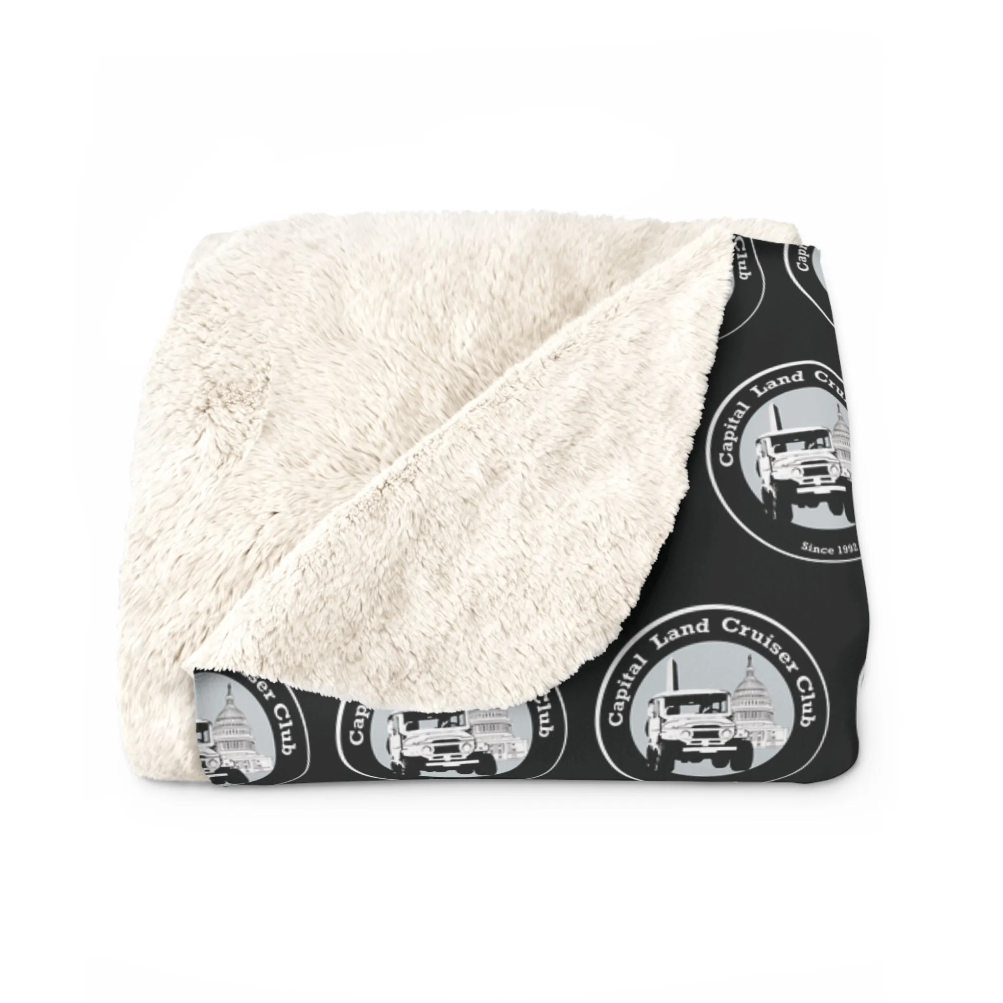 Capital Land Cruiser Camping Sofa Sherpa Fleece Blanket