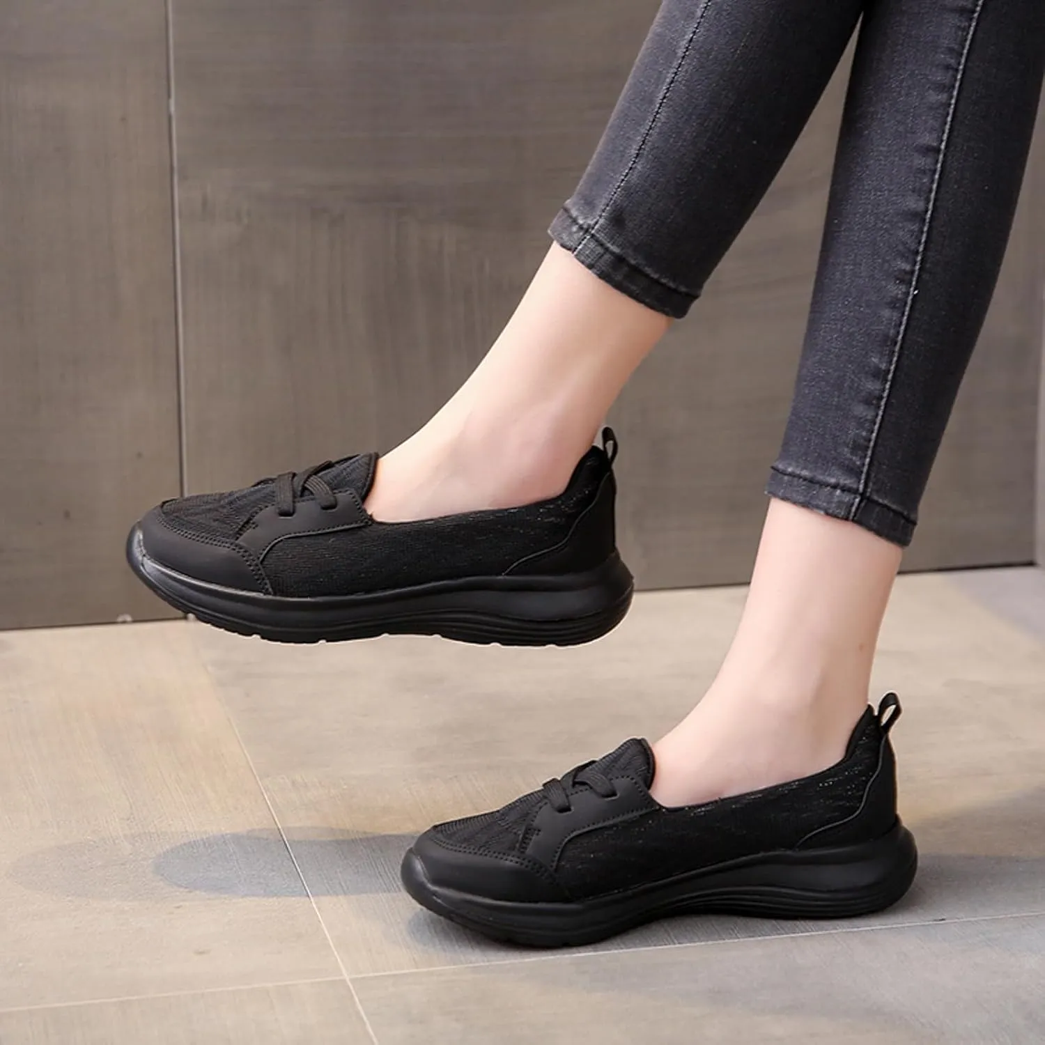 Cathalem Loafers for Women 2024, 2024 New Orthopedic Women's Breathable Slip On Arch Support Non-Slip Shoes Non Slip Shoes