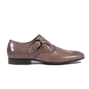 Cesare Paciotti Luxury Italian Italian Men's Designer Shoes Amazzonia Taupe Leather Loafers (CPM2615)
