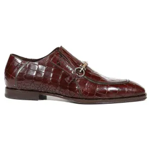Cesare Paciotti Luxury Italian Men's Designer Shoes Cocco Lux T Moro Brown Loafers (CPM5003)