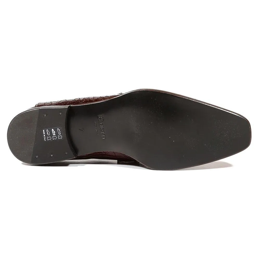 Cesare Paciotti Luxury Italian Men's Designer Shoes Cocco Lux T Moro Brown Loafers (CPM5003)
