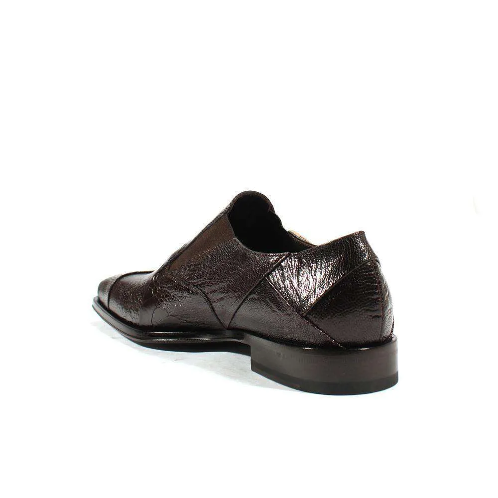 Cesare Paciotti Luxury Italian Men's Designer Shoes Struzzo Zamp Fondente Lizard Claws Loafers (CPM2592)