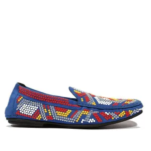Cesare Paciotti Luxury Italian Men's Vit Camoscio Denim Blue Denim Loafers (CPM5128)
