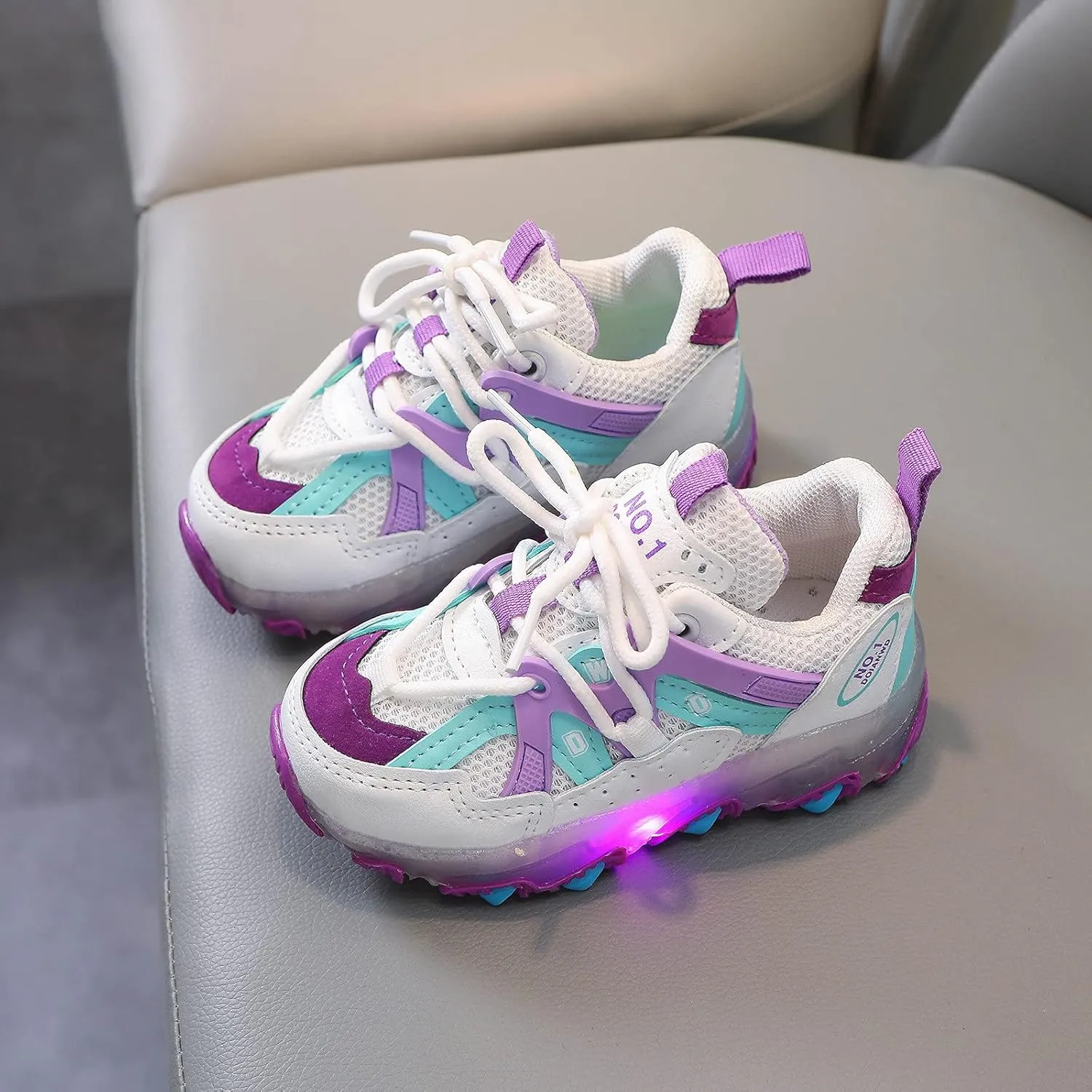 Children Girls Led Luminous Sport Shoes Kids Baby Boys Light Bling Shoes Girl Dress Shoes