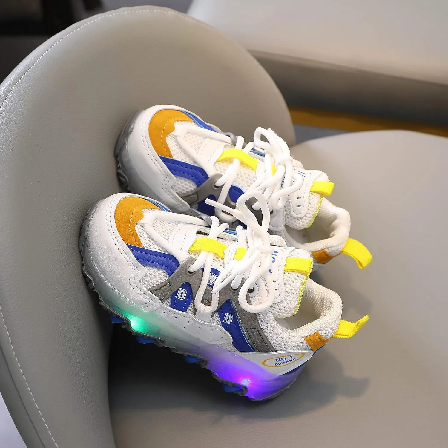 Children Girls Led Luminous Sport Shoes Kids Baby Boys Light Bling Shoes Girl Dress Shoes