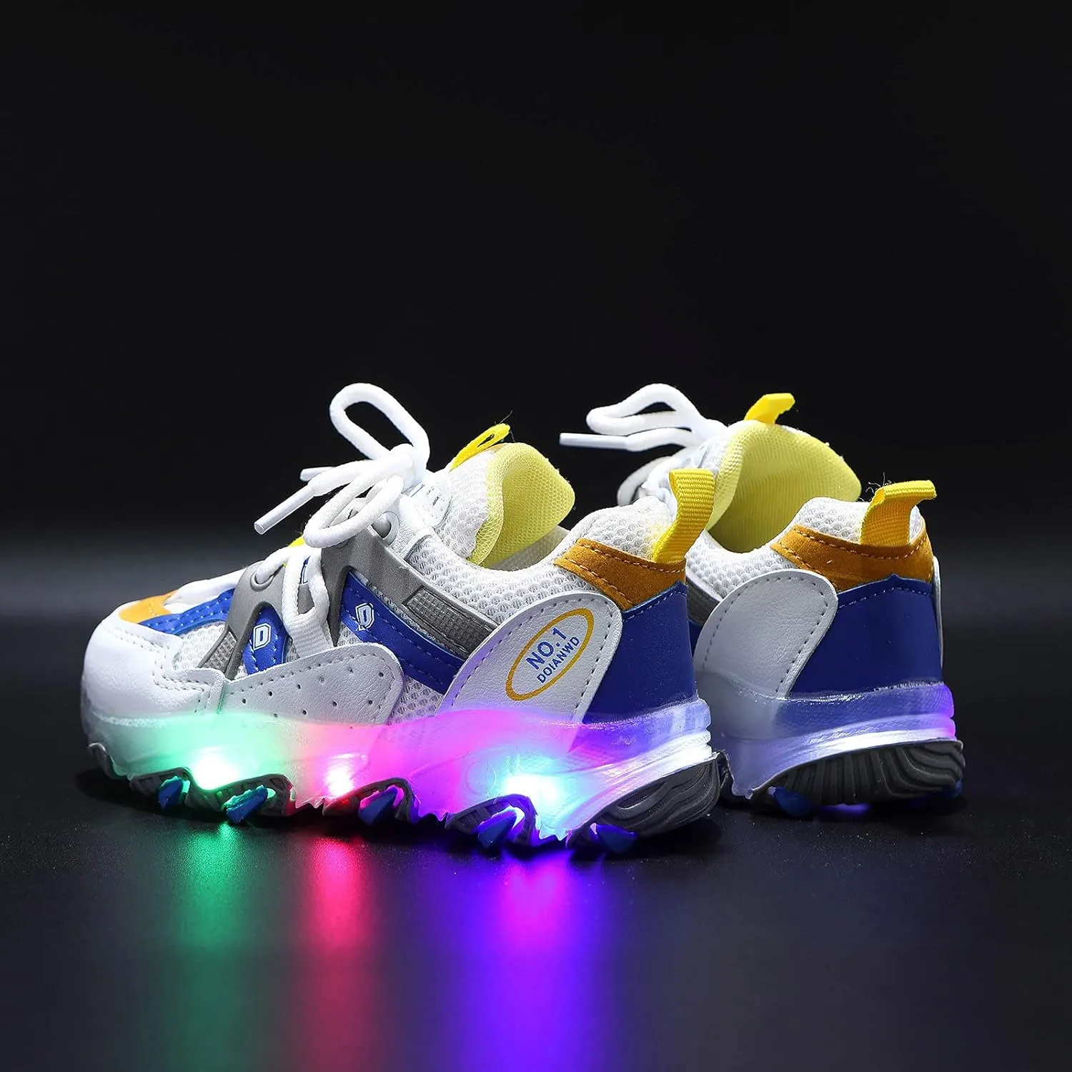 Children Girls Led Luminous Sport Shoes Kids Baby Boys Light Bling Shoes Girl Dress Shoes