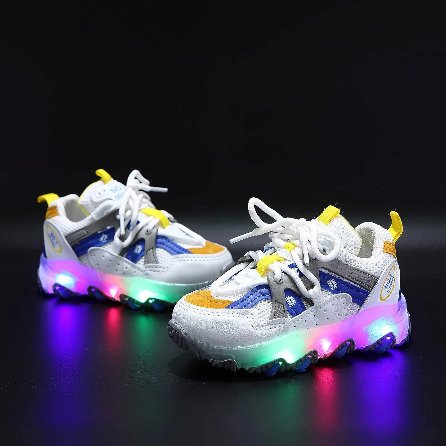 Children Girls Led Luminous Sport Shoes Kids Baby Boys Light Bling Shoes Girl Dress Shoes