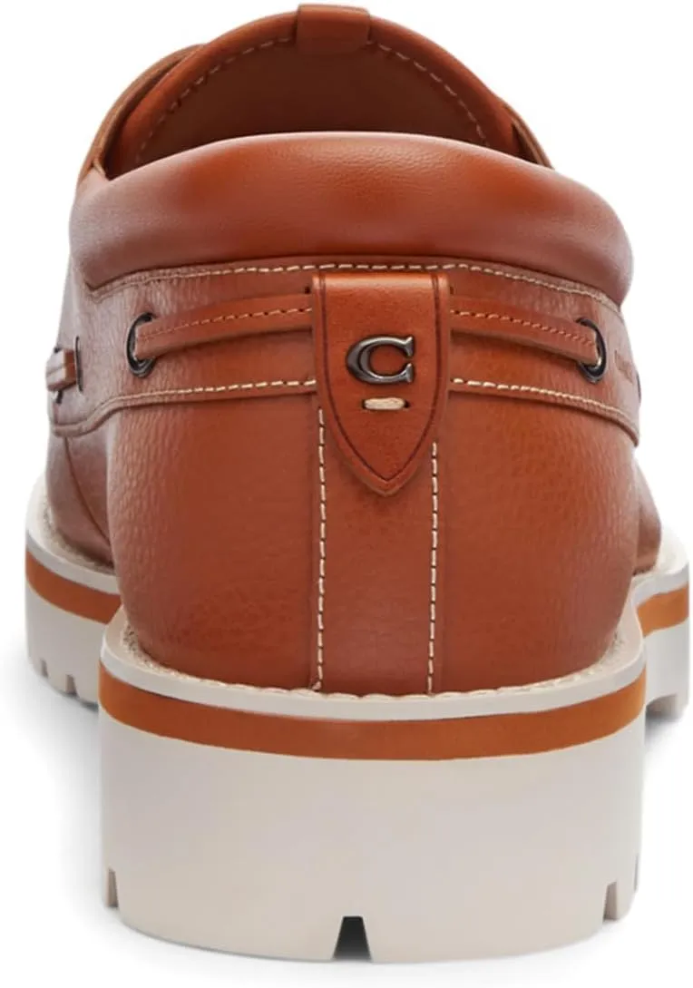 Coach Men's Benson Micro Signature Boat Shoe