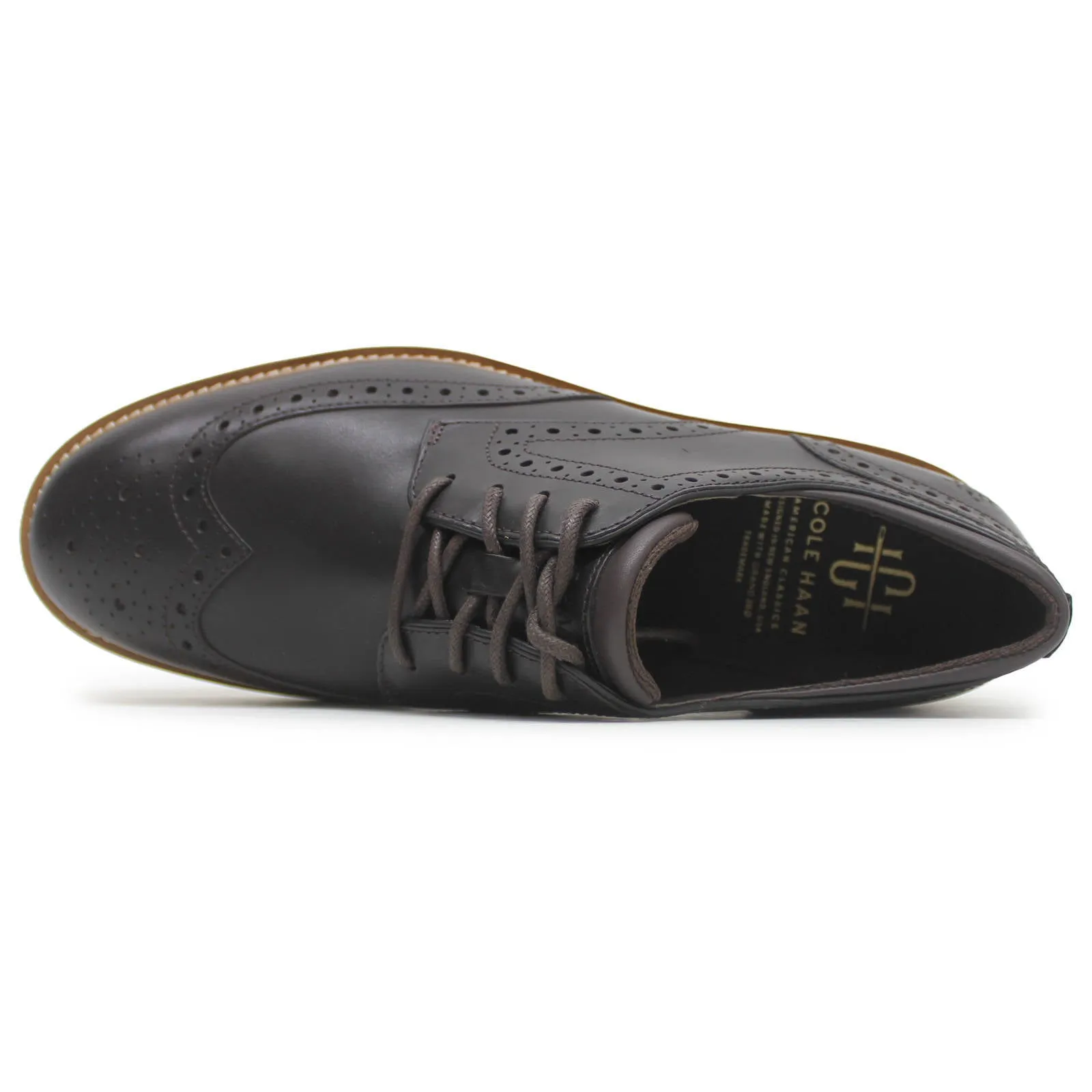 Cole Haan Mens Shoes American Classics Montrose Wingtip Oxfords Leather - UK 10.5