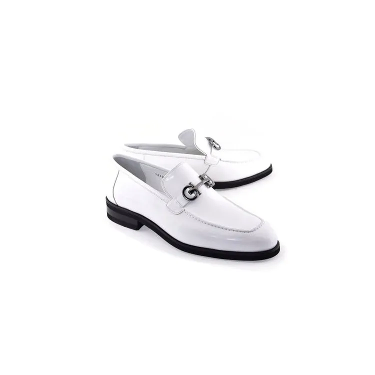 Corrente 7249 Men's Shoes Calf-Skin Leather Formal Horsebit Loafers (CRT1514)