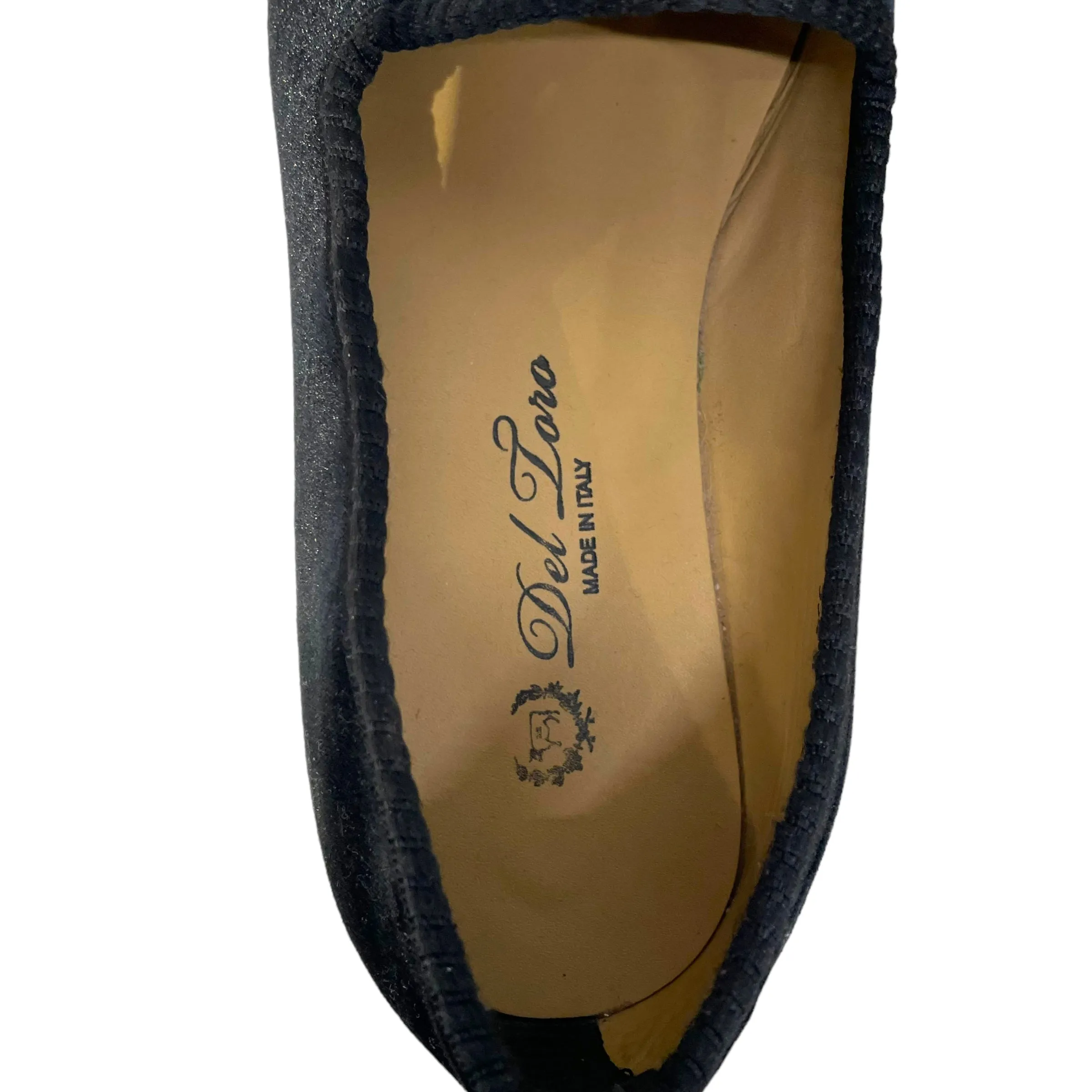 Del Toro/Loafers/US 7.5/Velour/BLK/Velvet Cat Kitten