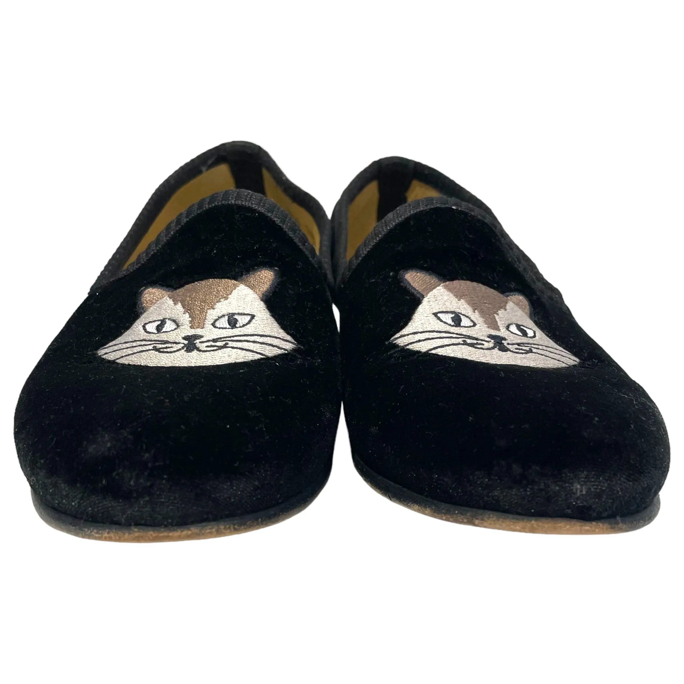 Del Toro/Loafers/US 7.5/Velour/BLK/Velvet Cat Kitten