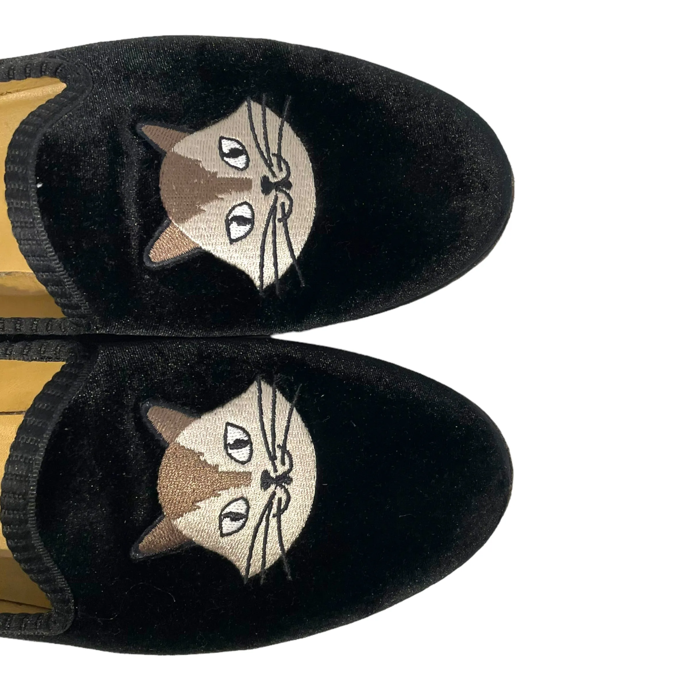 Del Toro/Loafers/US 7.5/Velour/BLK/Velvet Cat Kitten