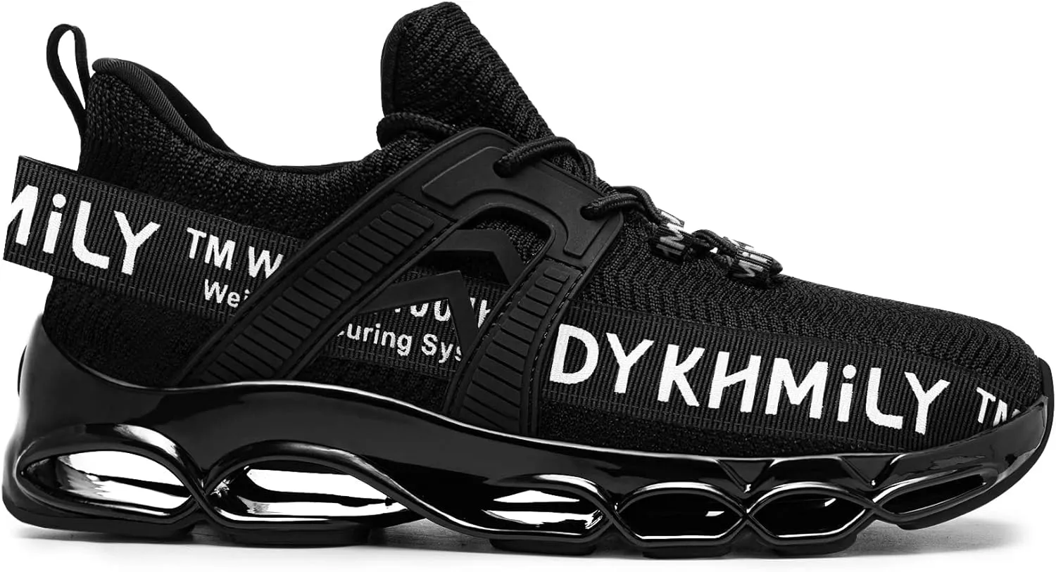 DYKHMATE Steel Toe Wide Shoes for Men Women Lightweight Safety Sneakers Fashion Work Shoes Comfortable Breathable Safety Toe Slip on Tennis Shoes