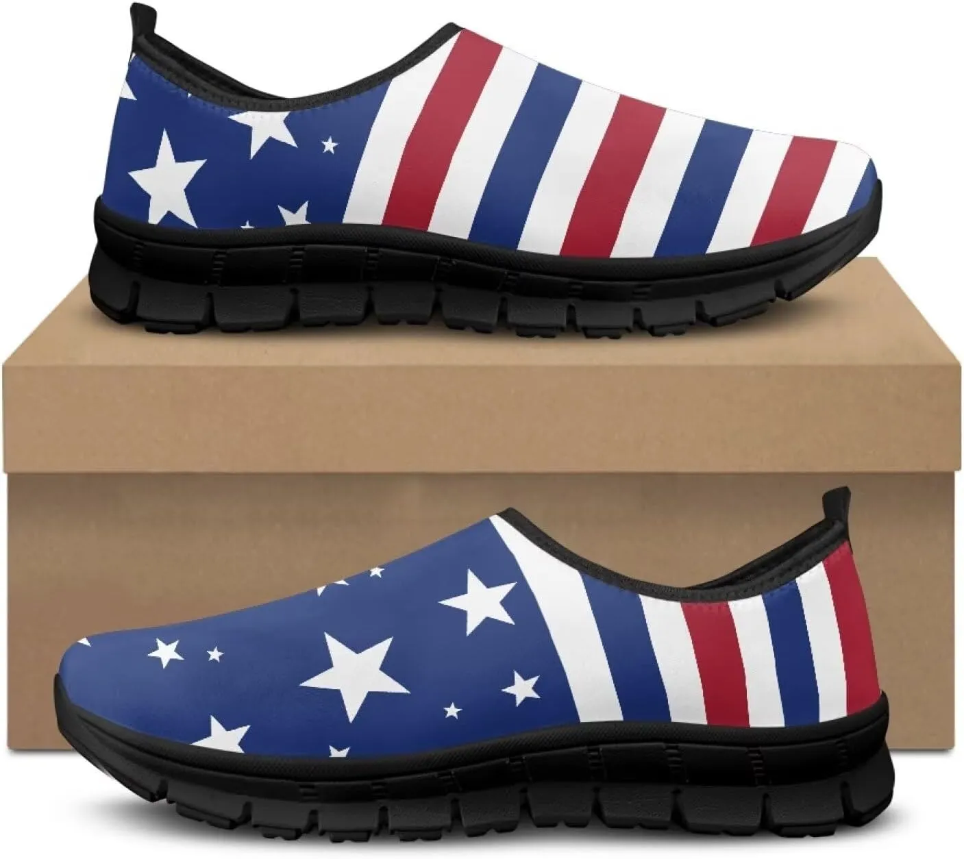 Fashion Sneaker Soft Casual Everyday Shoes Men Lightweight Breathable Tennis Loafers for Camping US 5-14 Black Sole
