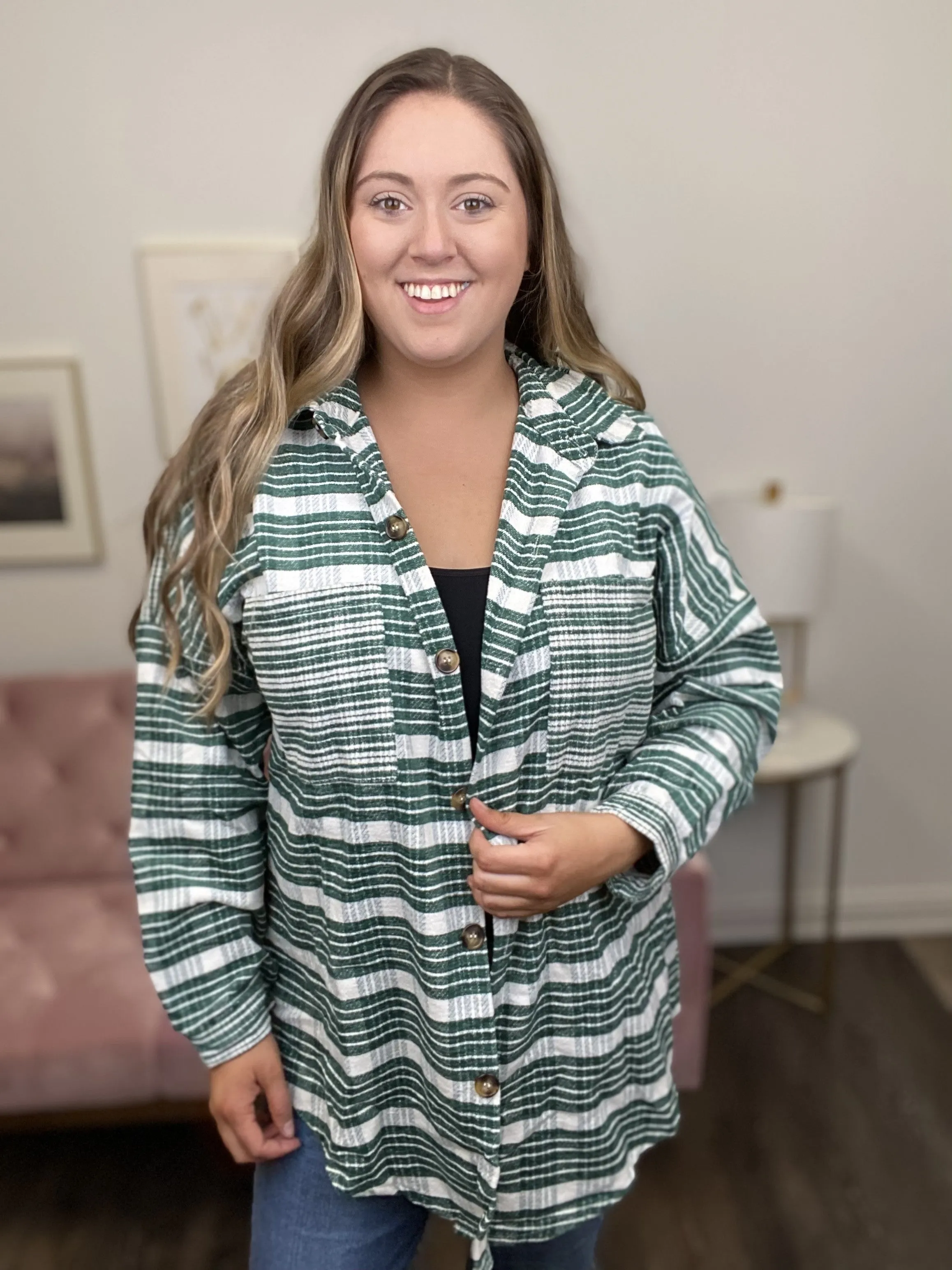 Fireside Cozy Shacket * Final Sale*