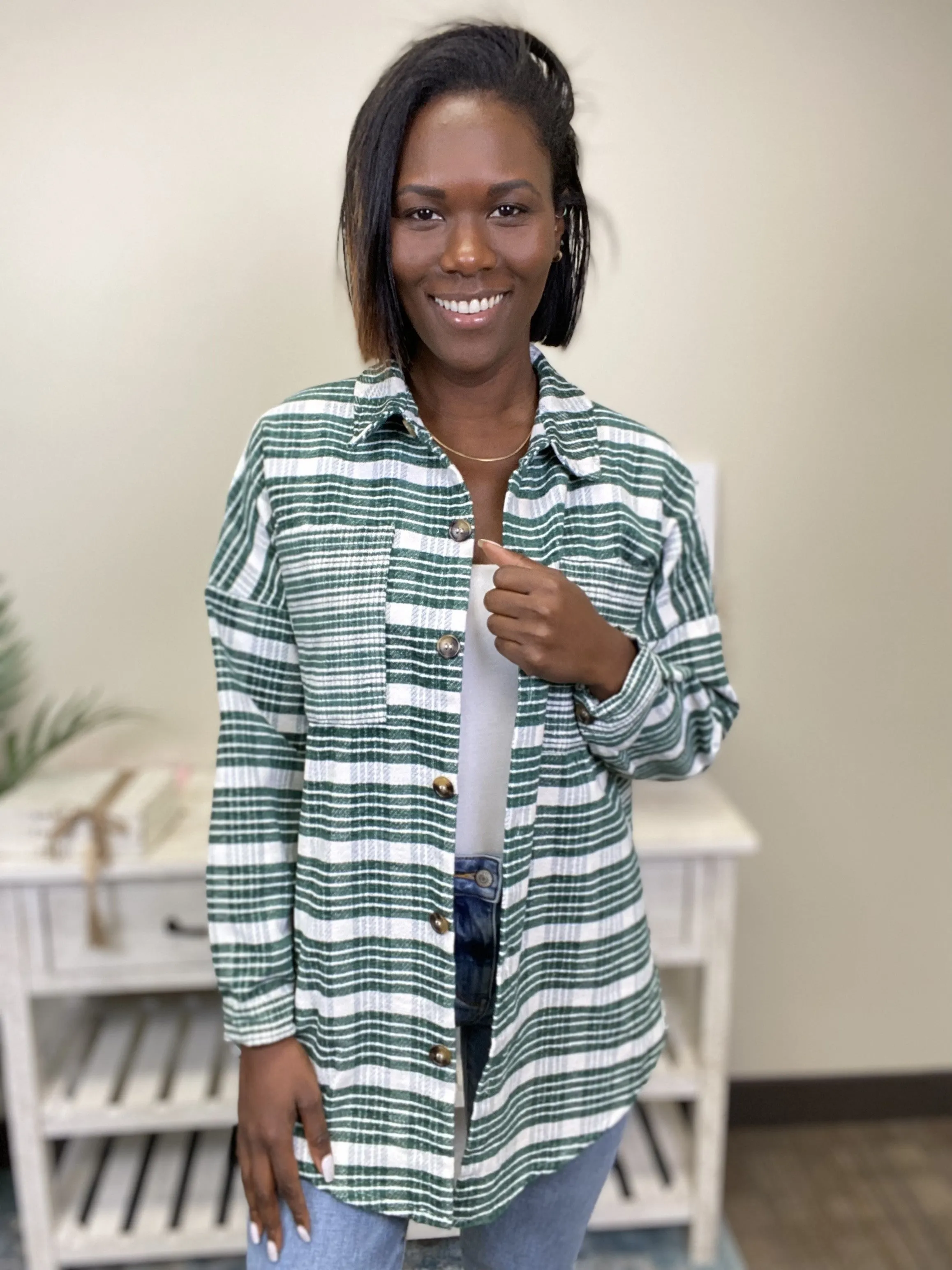 Fireside Cozy Shacket * Final Sale*