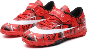 FLIOZY Kids Turf Soccer Shoes Boys Profession Competition Training Shoes Football Athletic Shoes??Little Kid/Big Kid??