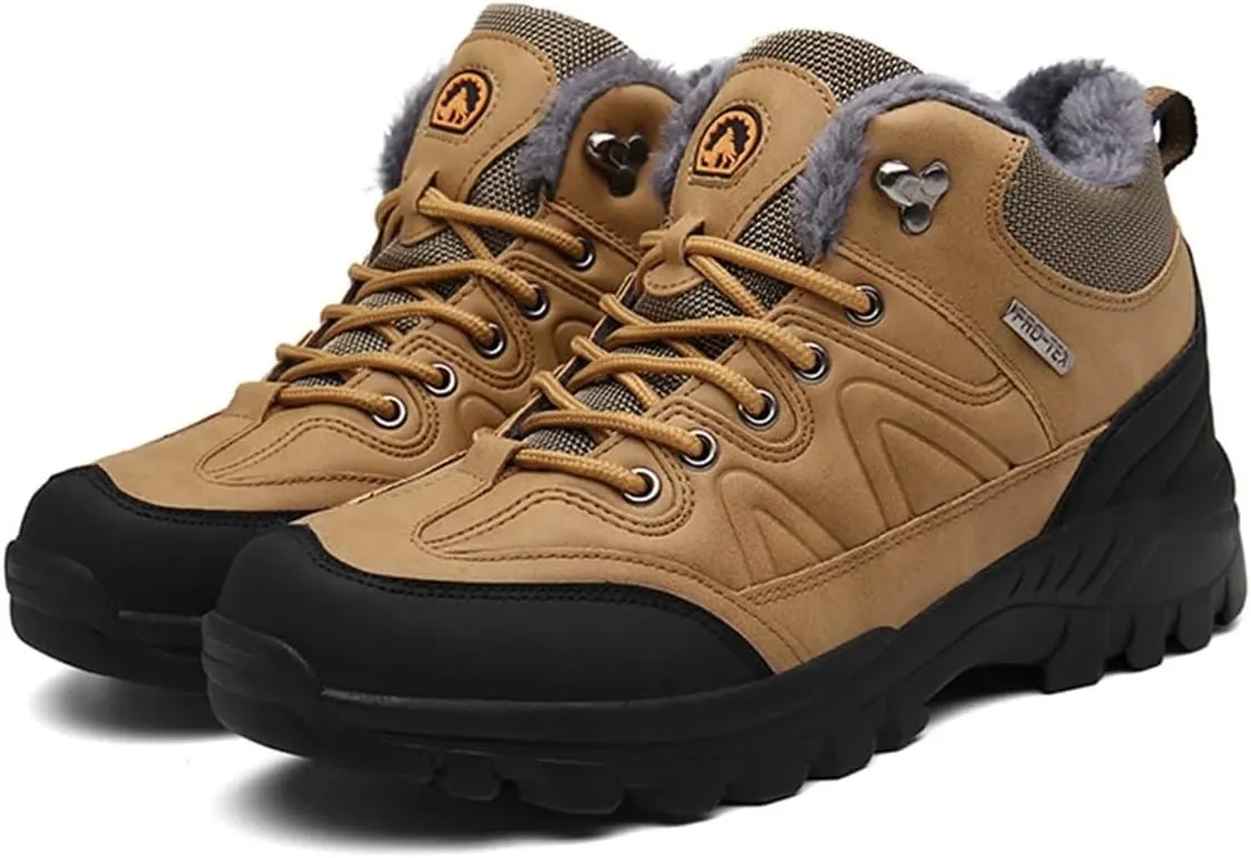 Hiking Shoes Mens Waterproof Mountain Trekking Shoes Men Breathable Walking Shoes Outdoor Sports Winter Boots