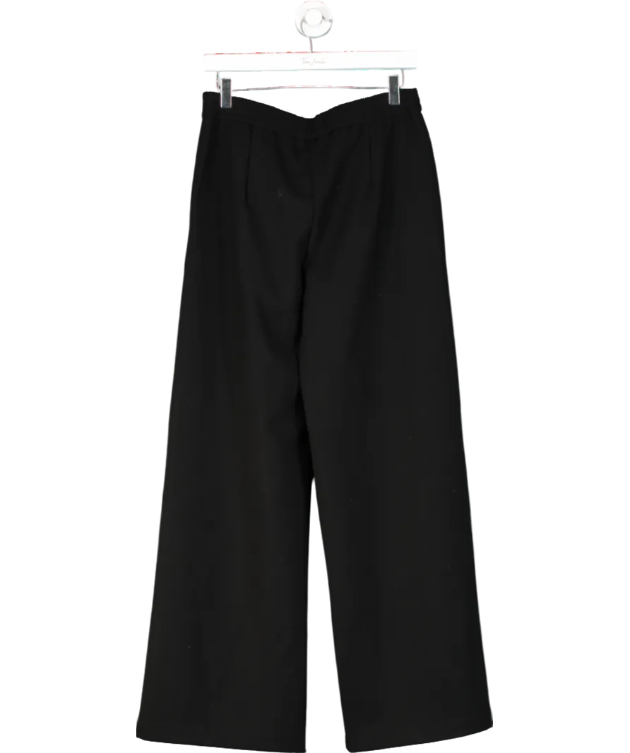 Hobbs Black Kathy Wide Leg Trousers UK 10