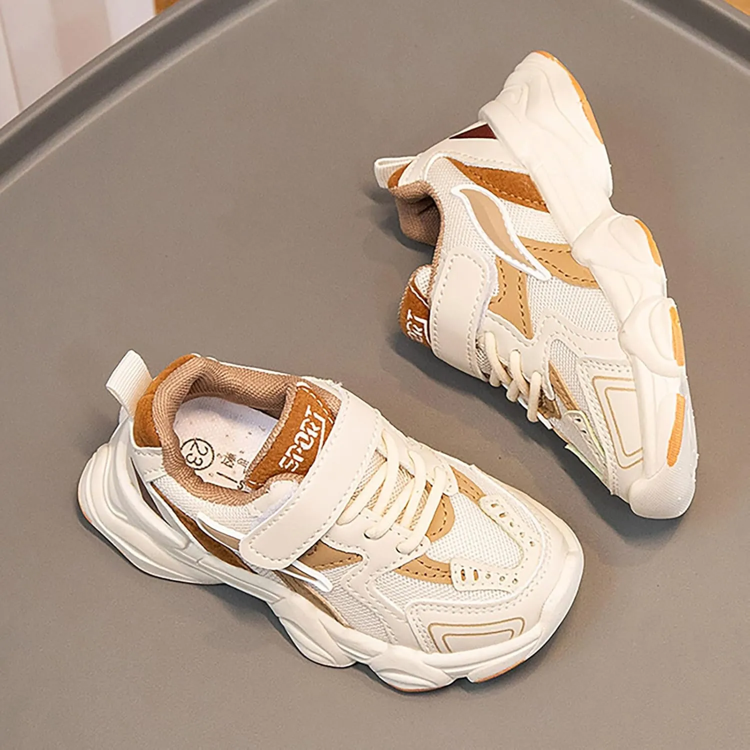 IWIHMIV Boys Girls Shoes Kids Tennis Running Sports Athletic Running Shoes for Kids Girls Comfortable Walking Shoes