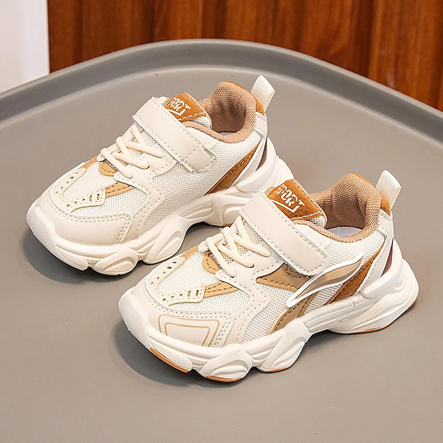 IWIHMIV Boys Girls Shoes Kids Tennis Running Sports Athletic Running Shoes for Kids Girls Comfortable Walking Shoes