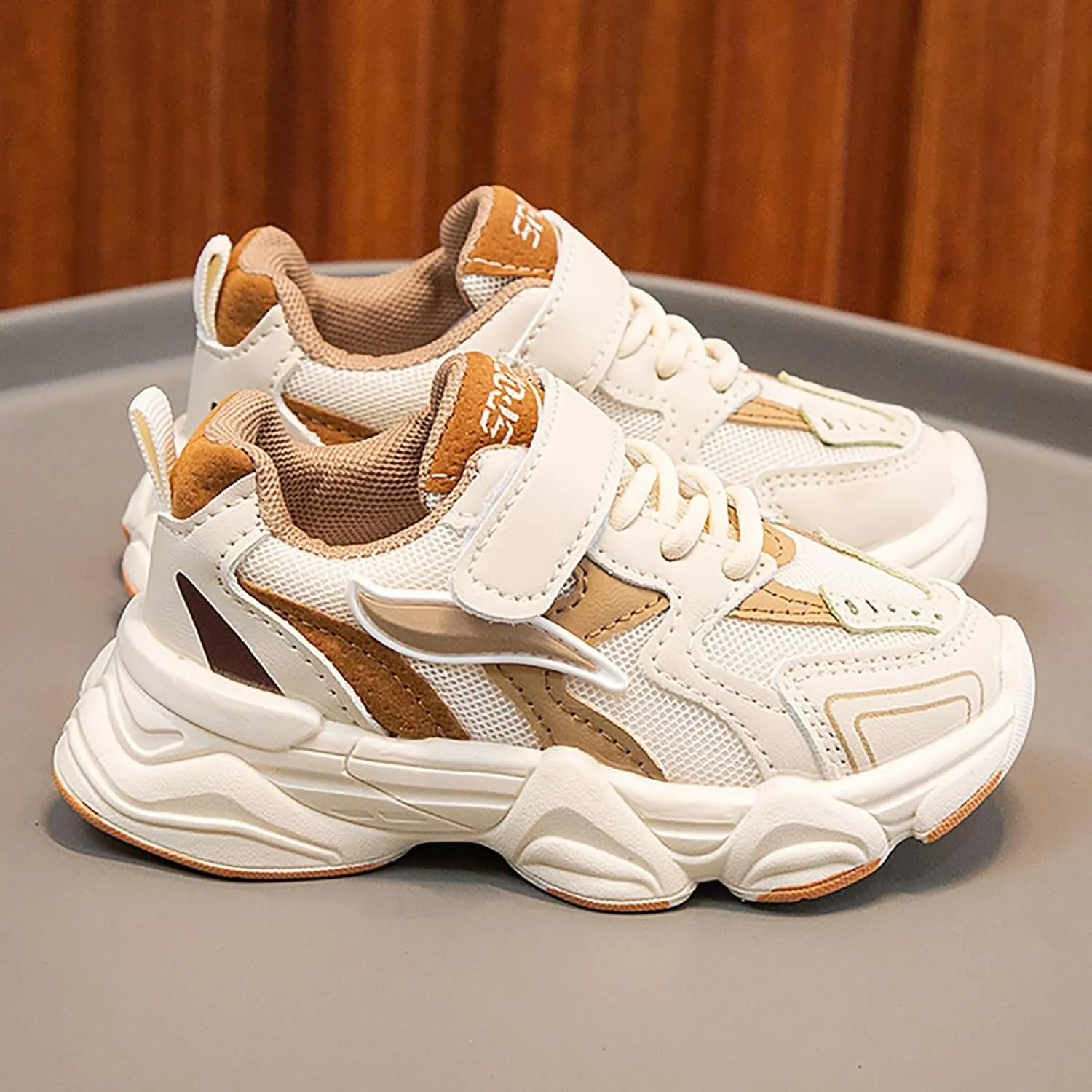 IWIHMIV Boys Girls Shoes Kids Tennis Running Sports Athletic Running Shoes for Kids Girls Comfortable Walking Shoes