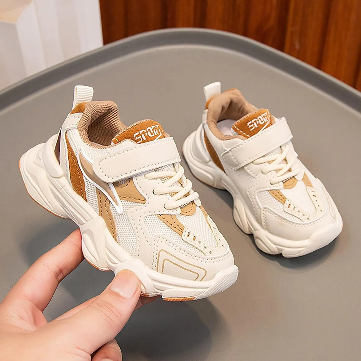IWIHMIV Boys Girls Shoes Kids Tennis Running Sports Athletic Running Shoes for Kids Girls Comfortable Walking Shoes