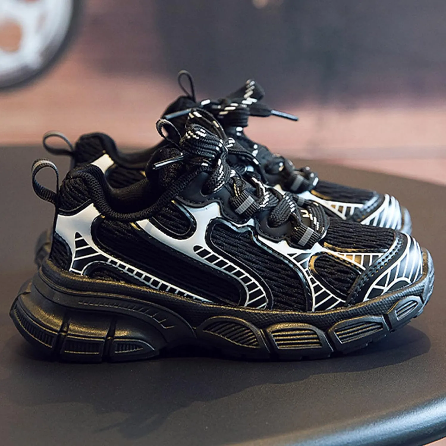 IWIHMIV Walking Shoes for Toddler Girls Boys Lightweight Breathable Tennis Running Shoes Kids Athletic Running Shoes