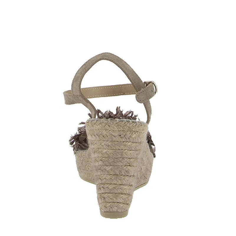 Juncal Aguirre 2659 Grey Wedge Espadrille
