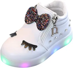 Kids Light Up Shoes for Girls Boys Toddler Comfortable Tennis Sneakers Fashion Led Shoes Luminous Shoes