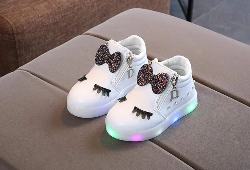 Kids Light Up Shoes for Girls Boys Toddler Comfortable Tennis Sneakers Fashion Led Shoes Luminous Shoes