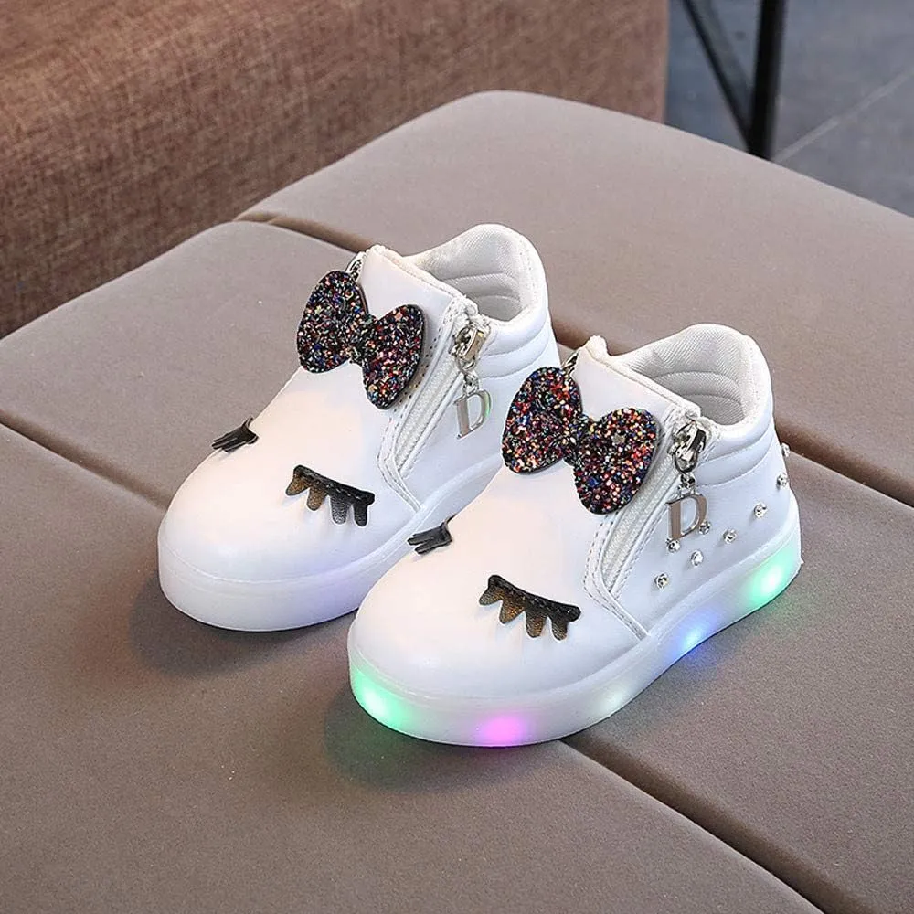 Kids Light Up Shoes for Girls Boys Toddler Comfortable Tennis Sneakers Fashion Led Shoes Luminous Shoes