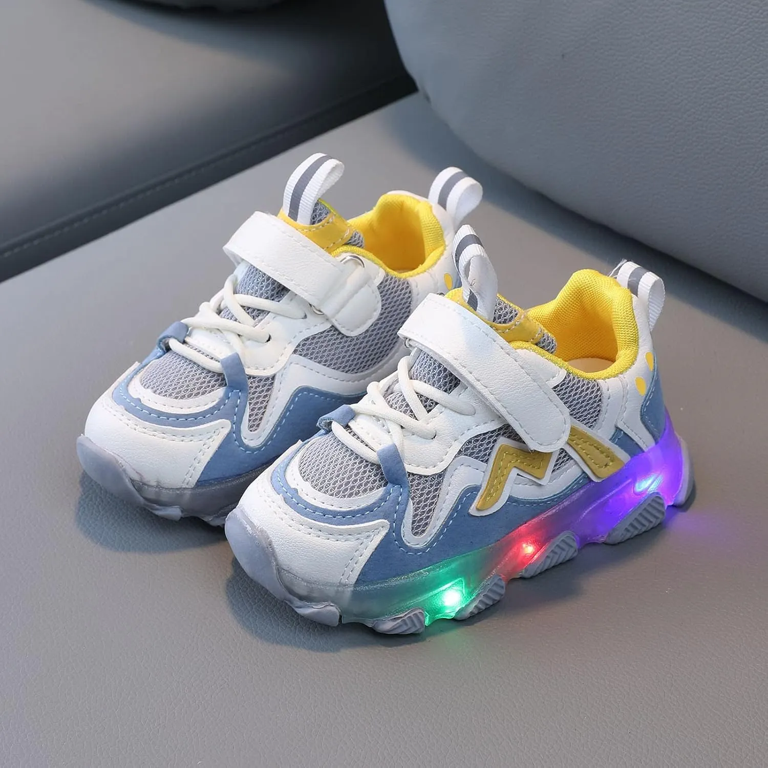 Kids Mesh Running Led Light Luminous Sport Shoes Baby Children Girls Baby Shoes Toddler Slippers Girl