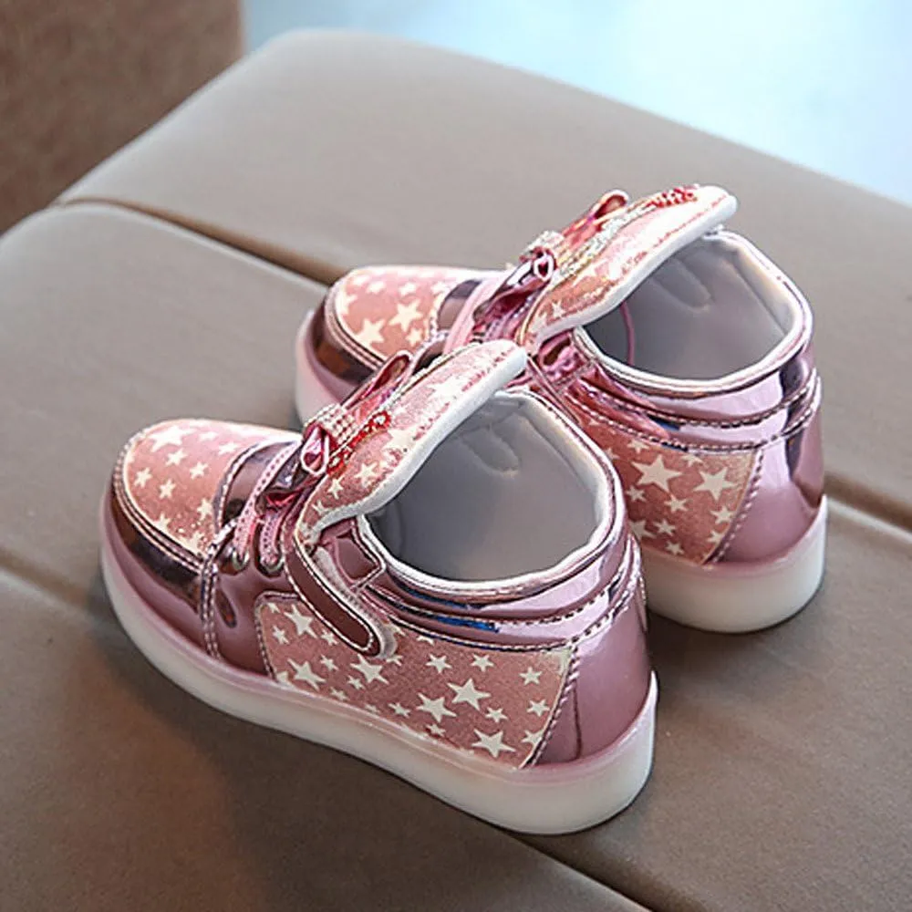 Kids Tennis Shoes Boys Toddler Baby Fashion Star Luminous Child Casual Colorful Light Shoes Baby Boy Shoes