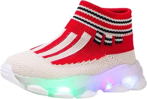 Led Light Children Sport Luminous Shoes Girls Kids Baby Shoes Little Kid Slip on Shoes