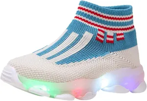 Led Light Children Sport Luminous Shoes Girls Kids Baby Shoes Little Kid Slip on Shoes