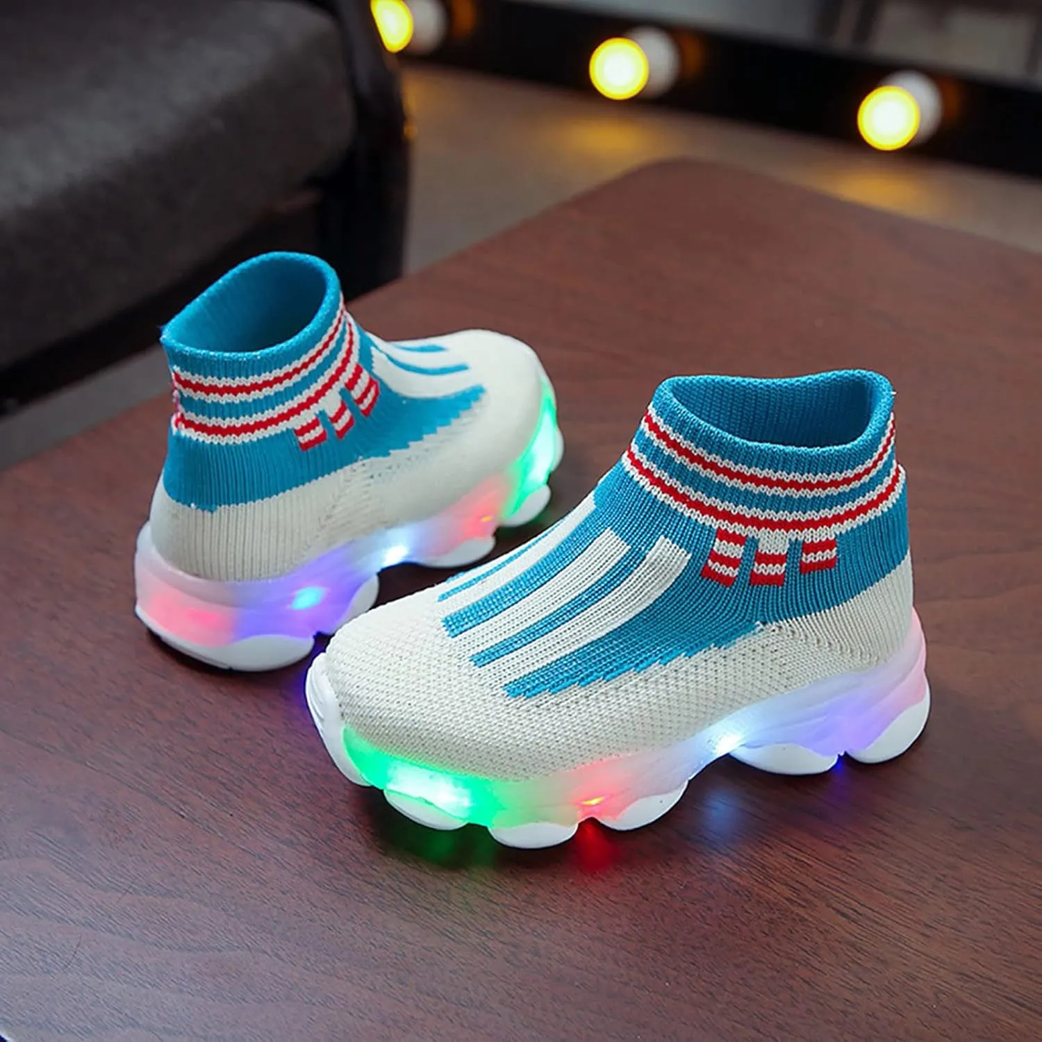 Led Light Children Sport Luminous Shoes Girls Kids Baby Shoes Little Kid Slip on Shoes